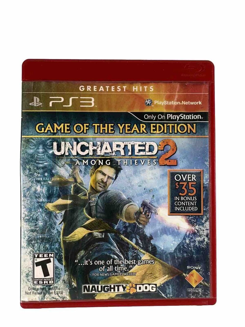 Uncharted 2 Among Thieves Game of the Year GOTY Edition PS3 Greatest Hits CIB